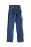 Mm6 Maison Margiela Split Reversed Denim Trousers
