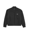 Mm6 Maison Margiela Mm6 X Salomon Edition Bomber Jacket Black In Black