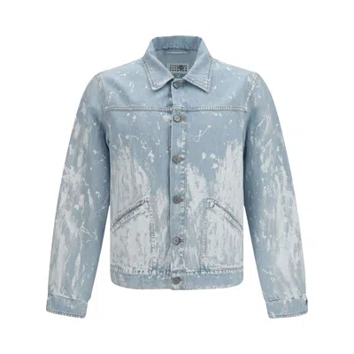 Pre-owned Mm6 Maison Margiela Sports Jacket 'blue' | Men's Size 48