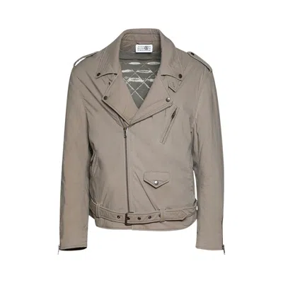 Pre-owned Mm6 Maison Margiela Sports Jacket 'dune' | Tan | Men's Size 48 In Brown