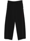 Mm6 Maison Margiela Sports Trousers With Number Motif In Black