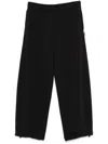 Mm6 Maison Margiela Sports Trousers With Number Motif In Black