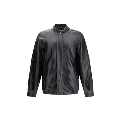 Mm6 Maison Margiela Sportsjacket In Black
