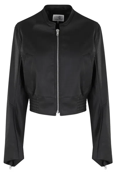 Mm6 Maison Margiela Sportsjacket In Black