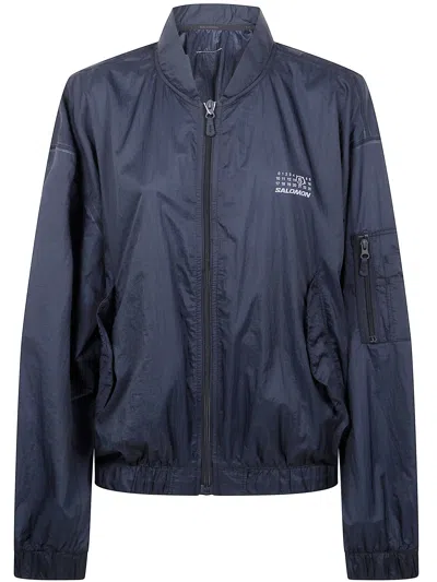 Mm6 Maison Margiela Sportsjacket In Blue