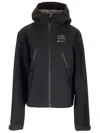 Mm6 Maison Margiela Gore-tex Hooded Sports Jacket Mm6 X Salomon In Black
