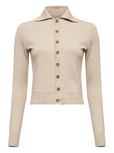 Mm6 Maison Margiela Spread-collar Cardigan