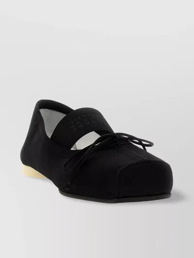 MM6 MAISON MARGIELA SQUARE TOE BALLET FLATS