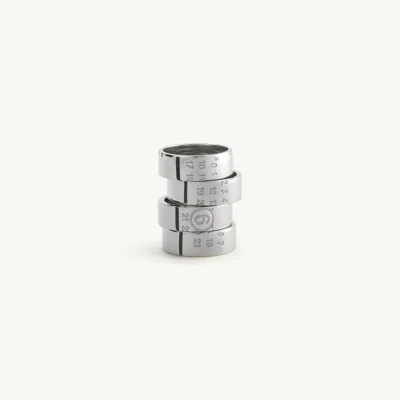 MM6 MAISON MARGIELA STACKED NUMERIC RING