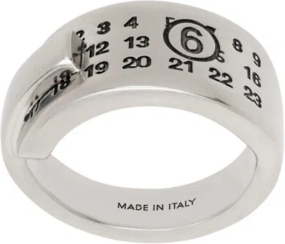 Mm6 Maison Margiela Mm6 Ring In Silver