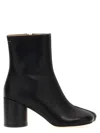 Mm6 Maison Margiela Mm6 By Maison Margiela Anatomical Black Leather Ankle Boots
