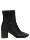 Mm6 Maison Margiela Mm6 By Maison Margiela Ankle Boots With Distinctive Seam Detail And Block Heel In Black