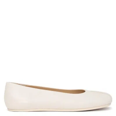 MM6 MAISON MARGIELA STITCH-OUT LEATHER BALLET FLATS