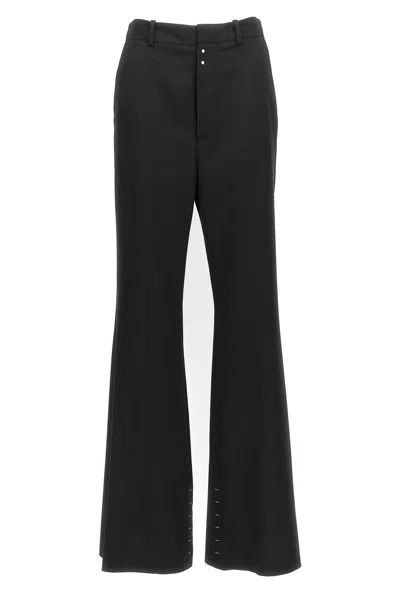 MM6 MAISON MARGIELA MM6 MAISON MARGIELA STITCHING FLARED PANTS