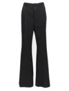 MM6 MAISON MARGIELA STITCHING FLARED PANTS BLACK