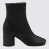 Mm6 Maison Margiela Mm6 By Maison Margiela Ankle Boots With Distinctive Seam Detail And Block Heel In Black