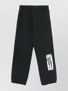 Mm6 Maison Margiela Straight Graphic Print Trousers