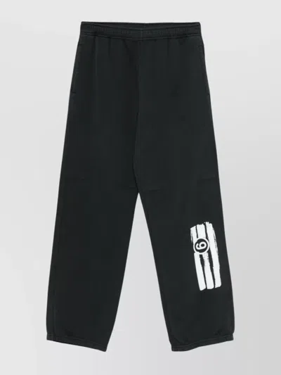 MM6 MAISON MARGIELA STRAIGHT GRAPHIC PRINT TROUSERS