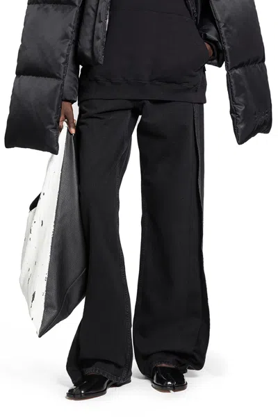 Mm6 Maison Margiela Straight Leg Jeans In Black