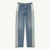 Mm6 Maison Margiela Panelled Five-pocket Jeans In Blue