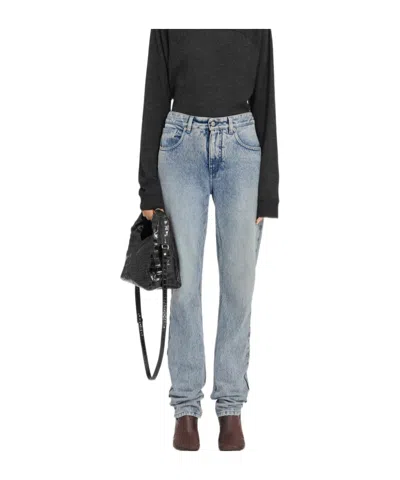 Mm6 Maison Margiela Straight-leg Jeans In Blue