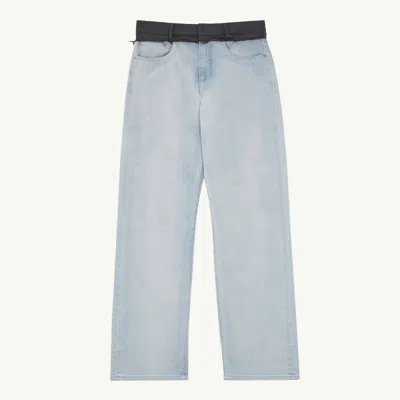 Mm6 Maison Margiela Straight-leg Jeans In Blue