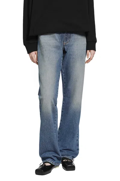 Mm6 Maison Margiela Straight Leg Jeans In Blue