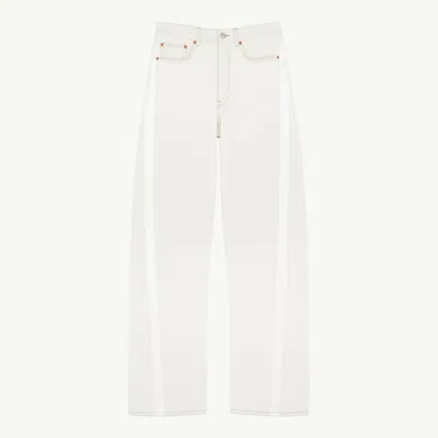 Mm6 Maison Margiela Straight-leg Jeans In Neutral
