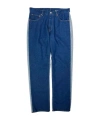 Mm6 Maison Margiela Patched Straight-leg Jeans In Blue
