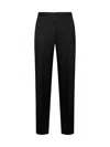 Mm6 Maison Margiela Straight-leg Tailored Trousers In Black