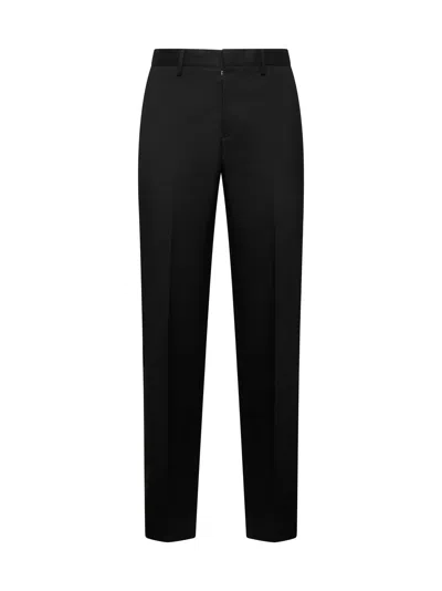 Mm6 Maison Margiela Straight-leg Tailored Trousers In Black