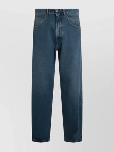 Mm6 Maison Margiela Blue Cotton Denim Jeans