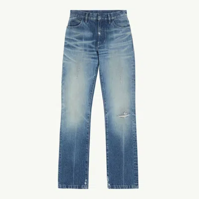 Mm6 Maison Margiela Straight-leg Jeans In Blue
