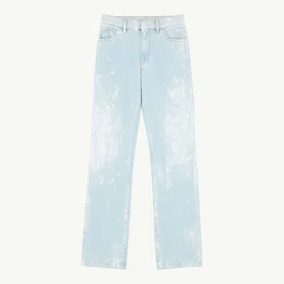 Mm6 Maison Margiela Straight-leg Jeans In Blue