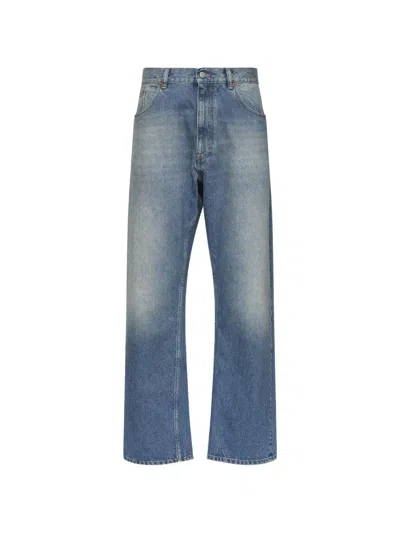 Mm6 Maison Margiela Straight-leg Jeans In Black