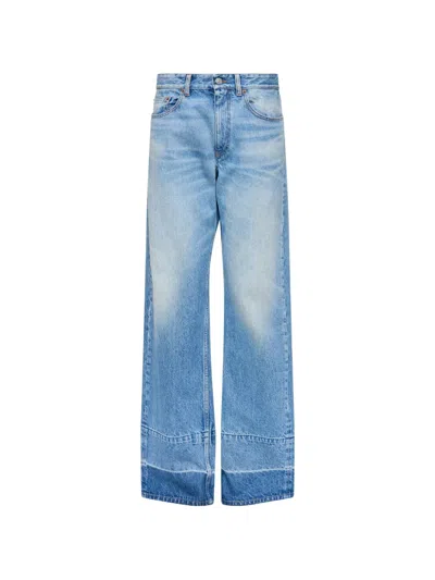 Mm6 Maison Margiela Straight-leg Jeans In Blue