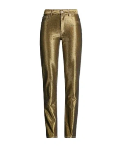 Mm6 Maison Margiela Straight-leg Jeans In Gold