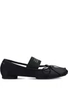 Mm6 Maison Margiela Mm6 By Maison Margiela "anatomic" Ballet Flats – Black In Black