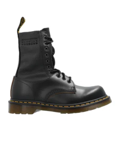 MM6 MAISON MARGIELA MM6 MAISON MARGIELA X DR. MARTENS LACE-UP BOOTS