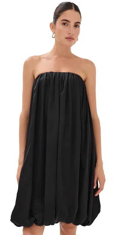 Mm6 Maison Margiela Strapless Dress Black