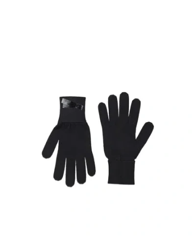 Mm6 Maison Margiela Stretch Full-finger Gloves In Black