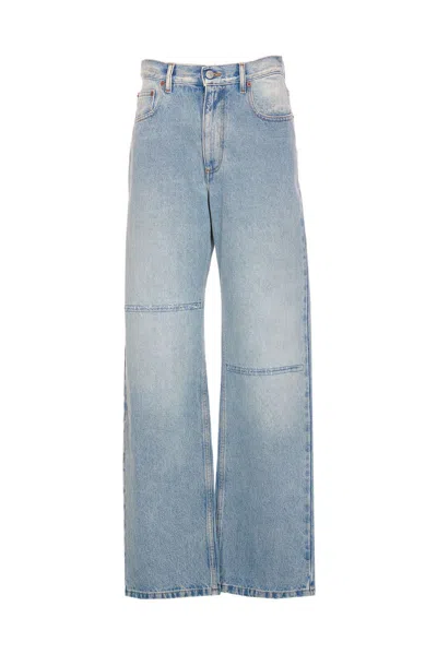 MM6 MAISON MARGIELA MM6 MAISON MARGIELA STRIAGH-LEG DENIM JEANS