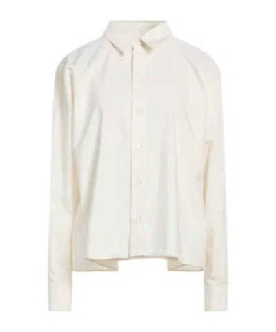 Mm6 Maison Margiela Striped Shirt In White