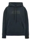 Mm6 Maison Margiela 'numeric Signature Mm6' Hoodie In Blue