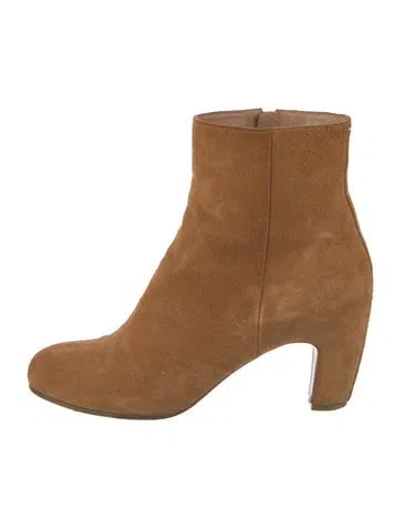 Pre-owned Mm6 Maison Margiela Suede Boots In Neutral
