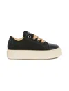 Mm6 Maison Margiela Suede-leather Sneakers In Black
