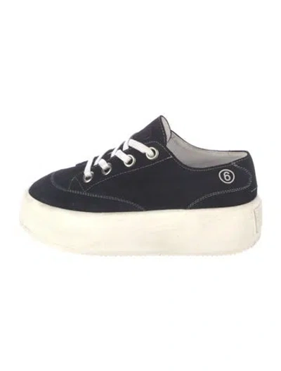 Pre-owned Mm6 Maison Margiela Suede Sneakers In Multi