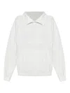 Mm6 Maison Margiela Sweatshirt With Stand-up Collar In White