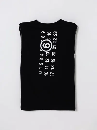 MM6 MAISON MARGIELA DRESS MM6 MAISON MARGIELA KIDS COLOR BLACK,H35173002