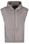 Mm6 Maison Margiela Sweat Jacket In Gray
